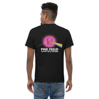 Pink Freud - The Dark Side Of Your Mom - Back Print - Unisex Classic T-Shirt - Black / S