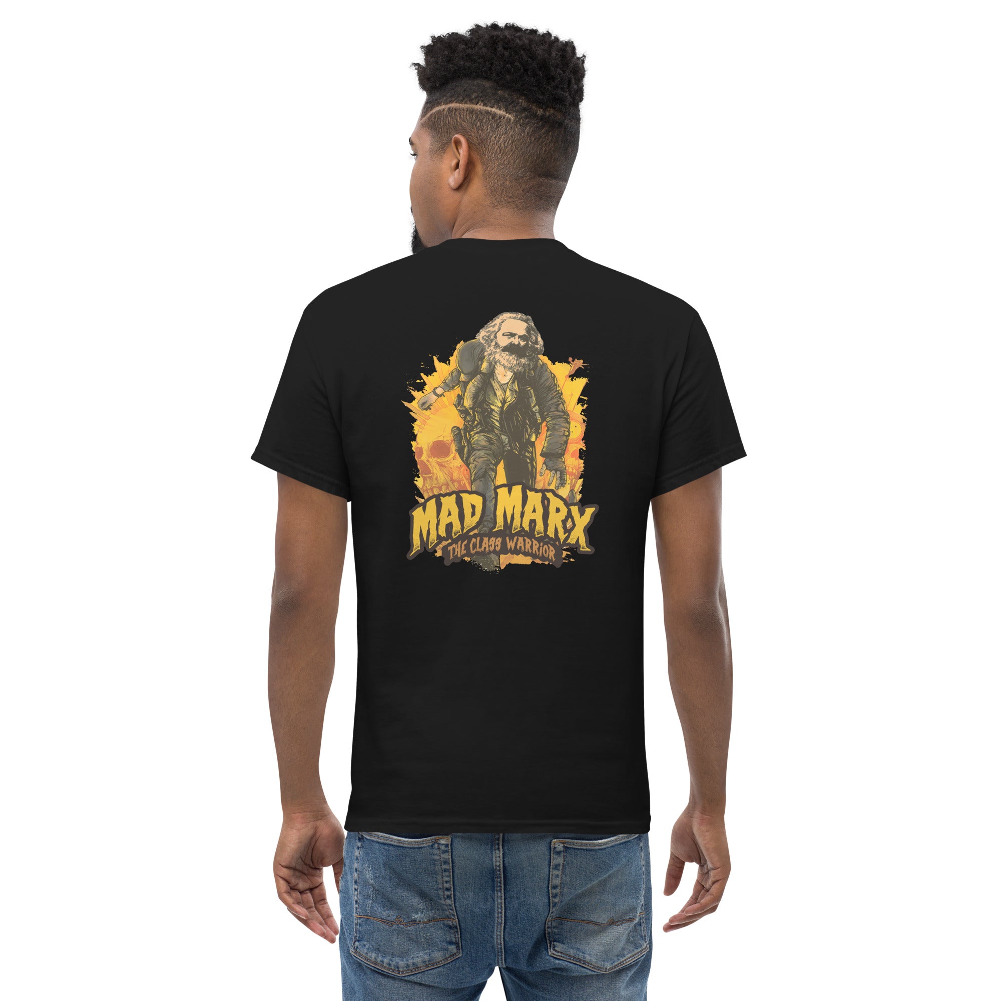Mad Marx - The Class Warrior - Back Print - Unisex Classic T-Shirt - The Philosopher's Shirt