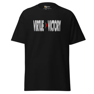 Virtue over Victory - Embroidered - Unisex Classic T-Shirt
