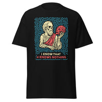 I know that AI knows nothing - Unisex Classic T-Shirt - Black / S