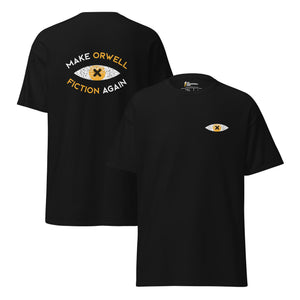 Make Orwell Fiction Again: Recon Eye - Front & Back Print - Unisex Classic T-Shirt