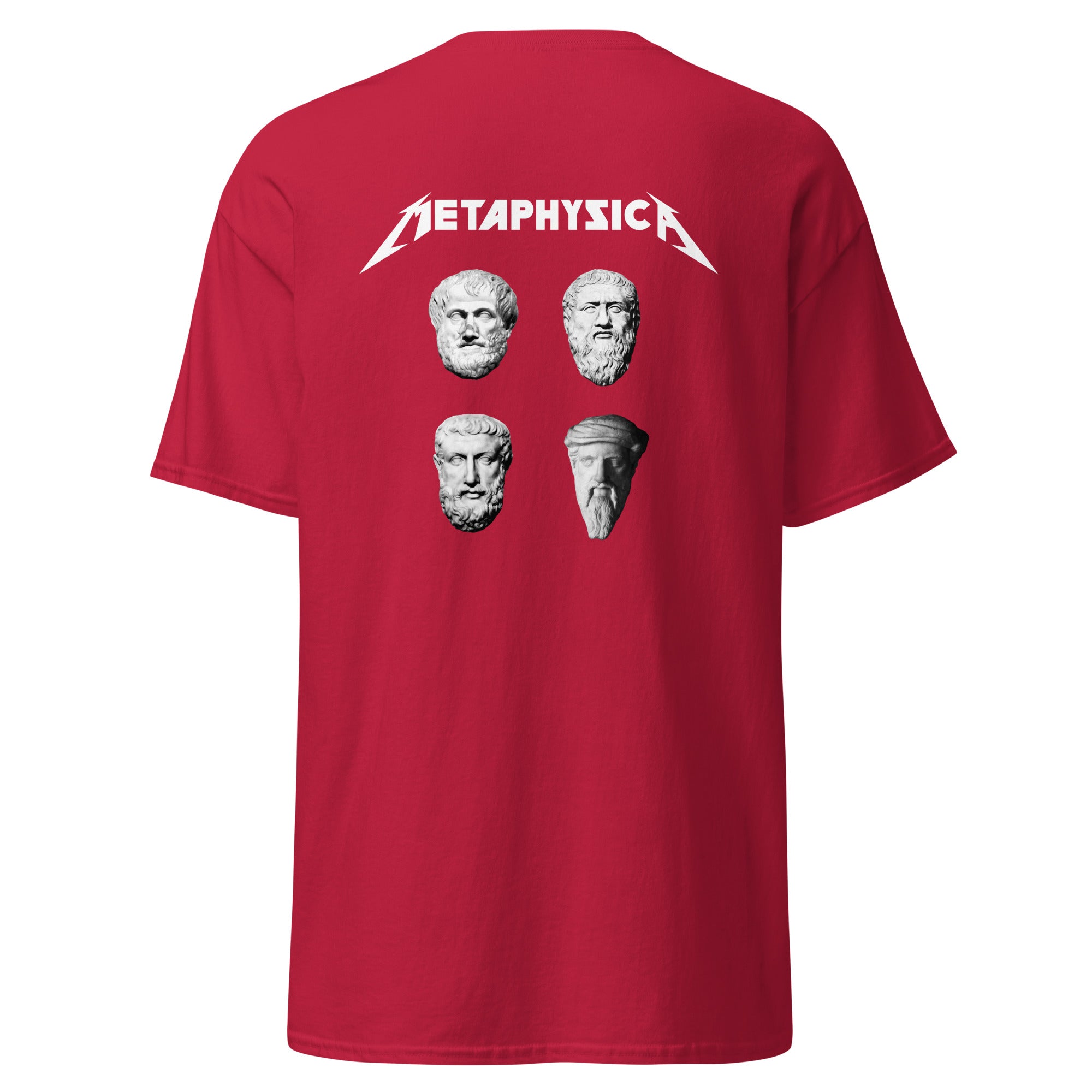 Metaphysica - The Four Wise Men - Back Print - Unisex Classic T-Shirt - The Philosopher's Shirt