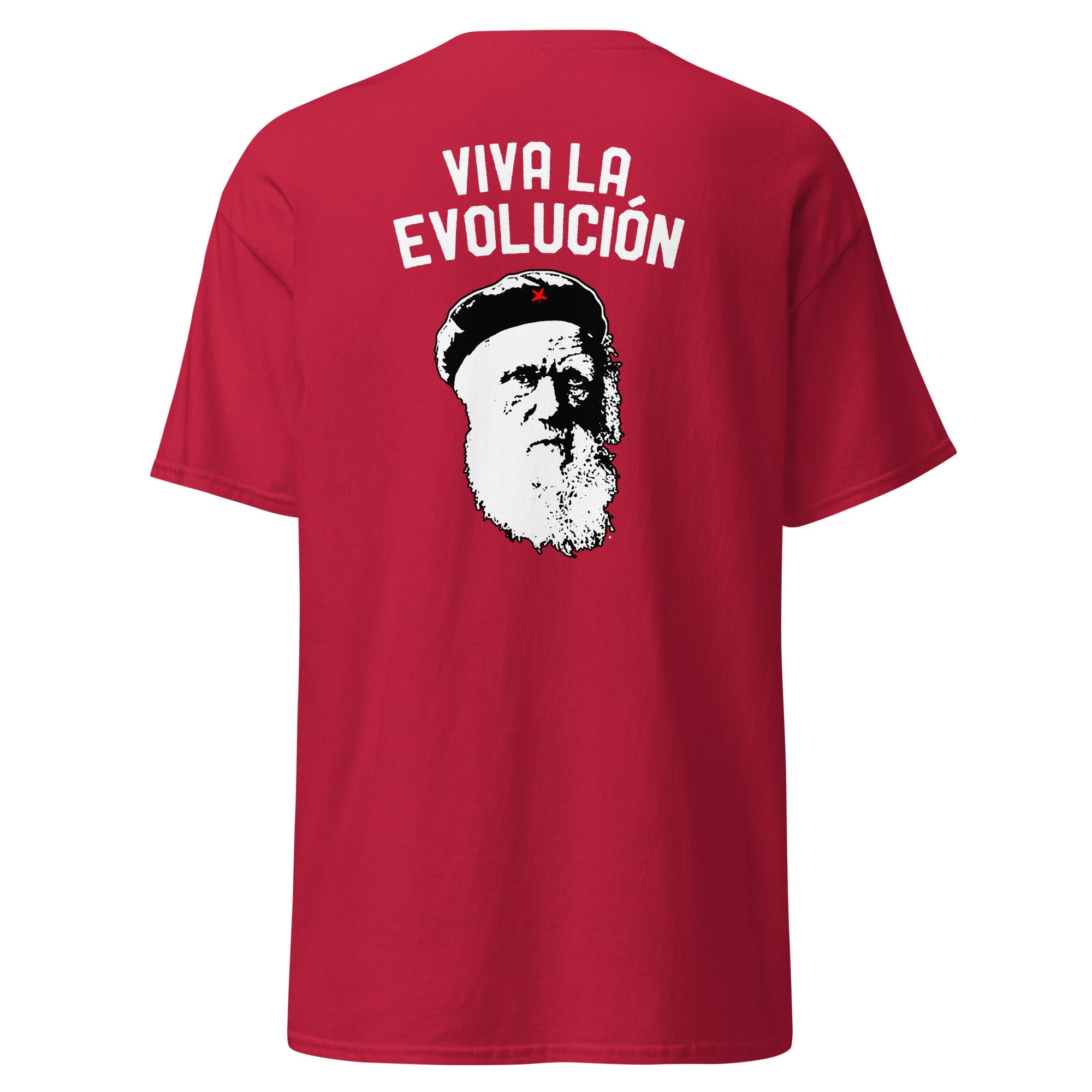 Darwin - Viva la Evolucion - Back Print - Unisex Classic T-Shirt - The Philosopher's Shirt