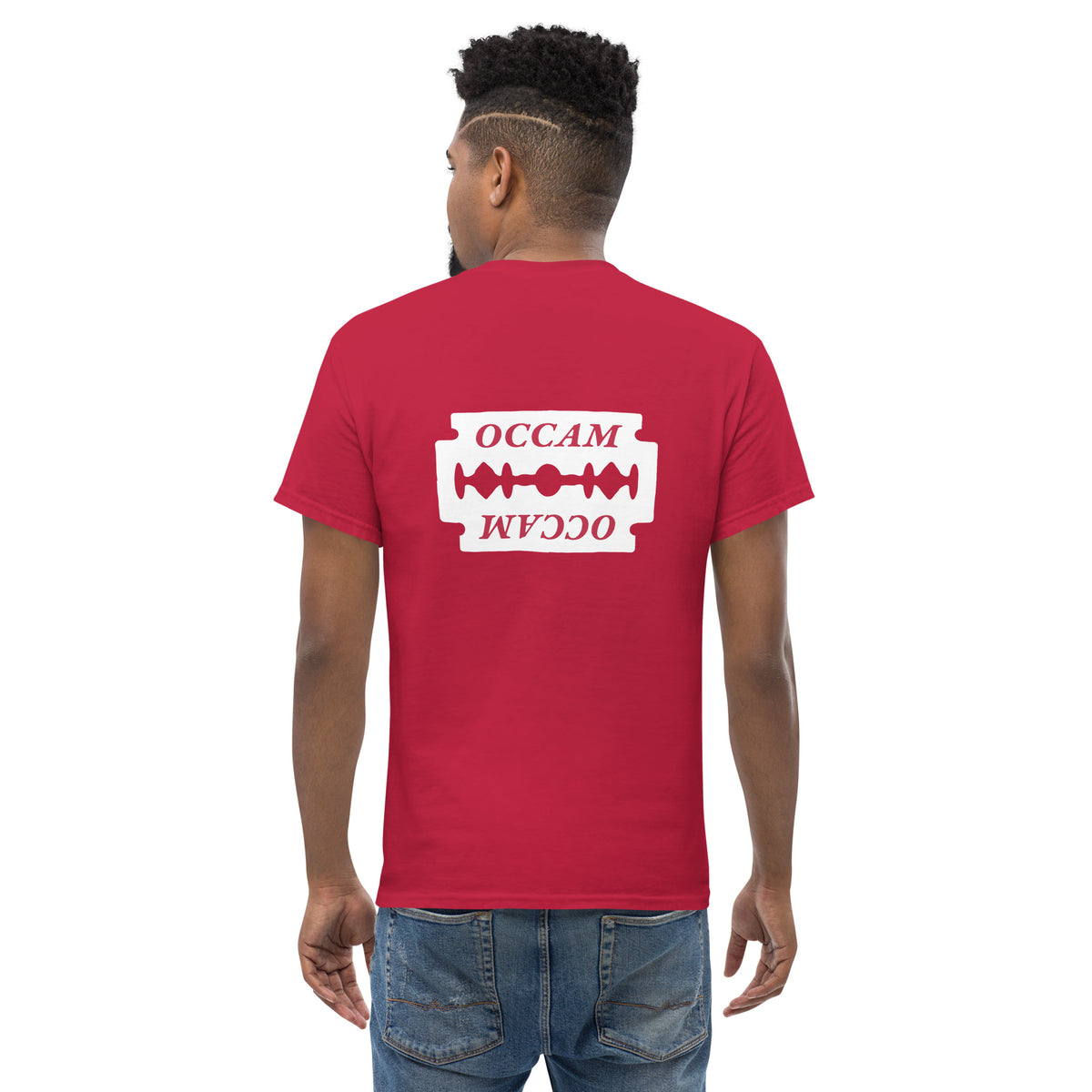 OCCAM's Razor - Back Print - Unisex Classic T-Shirt - The Philosopher's Shirt