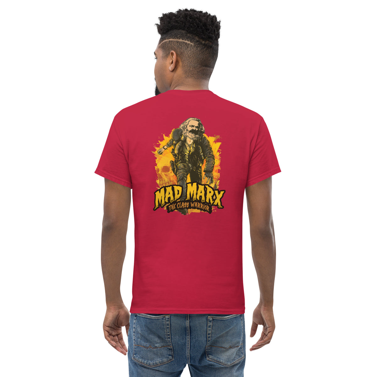 Mad Marx - The Class Warrior - Back Print - Unisex Classic T-Shirt - The Philosopher's Shirt
