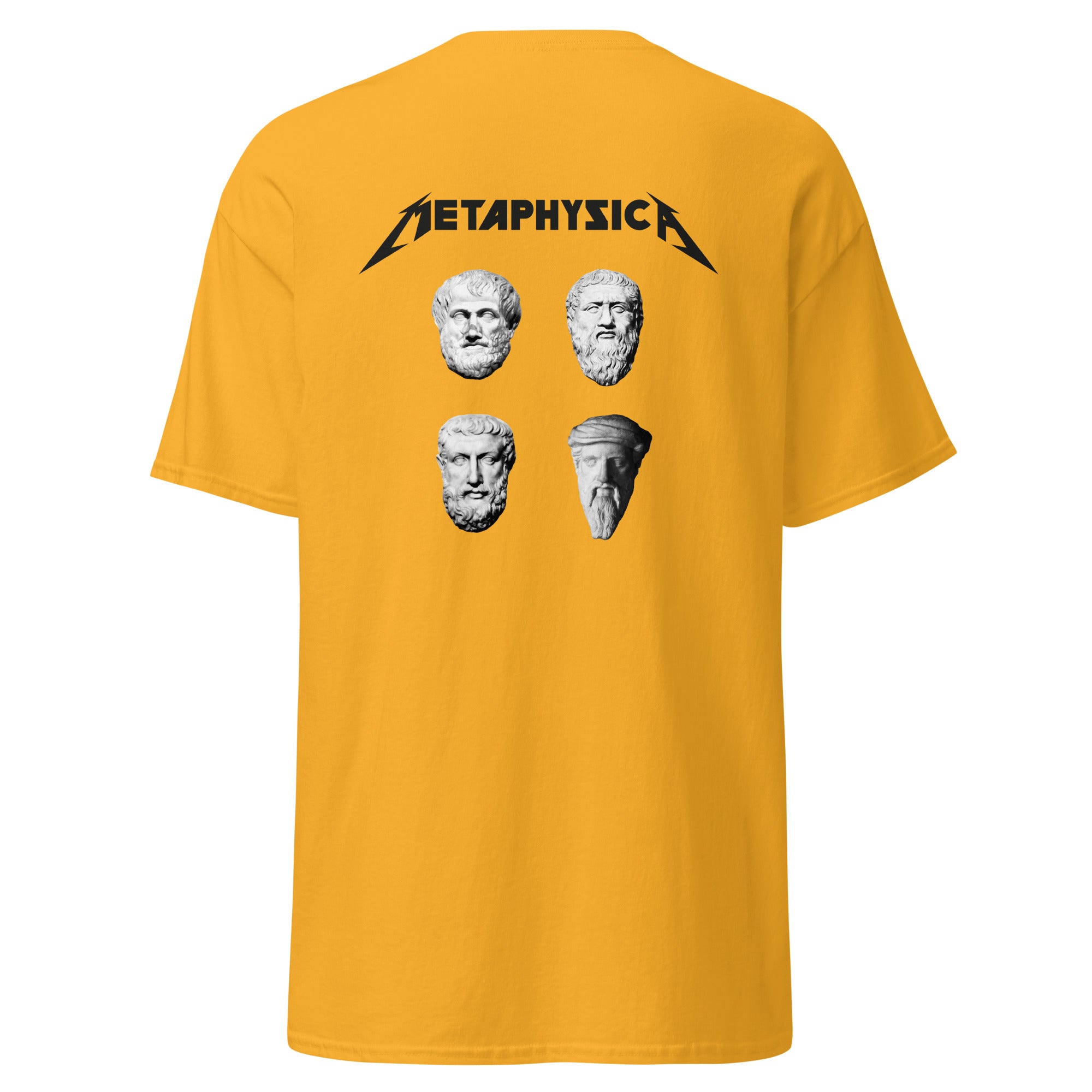 Metaphysica - The Four Wise Men - Back Print - Unisex Classic T-Shirt - The Philosopher's Shirt