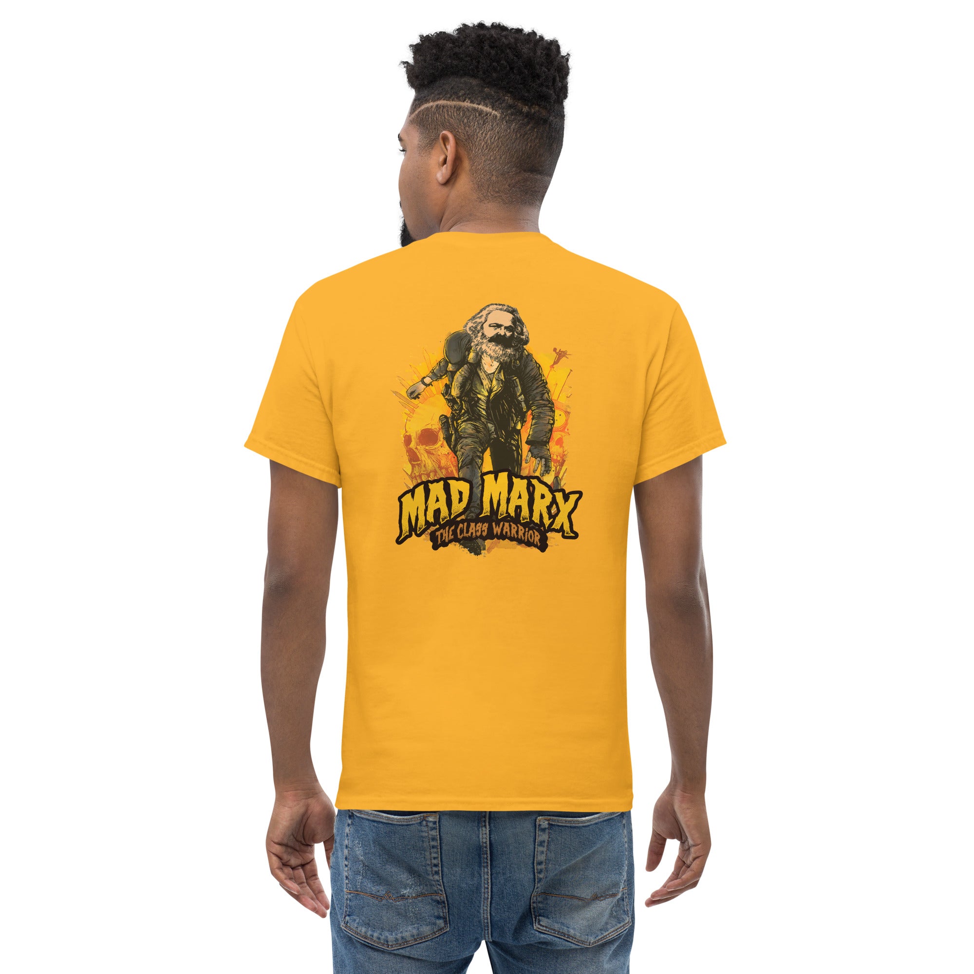 Mad Marx - The Class Warrior - Back Print - Unisex Classic T-Shirt - The Philosopher's Shirt