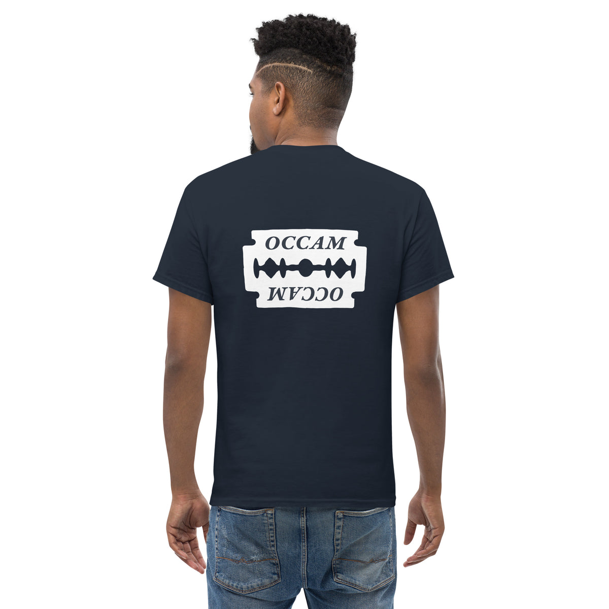 OCCAM's Razor - Back Print - Unisex Classic T-Shirt - The Philosopher's Shirt