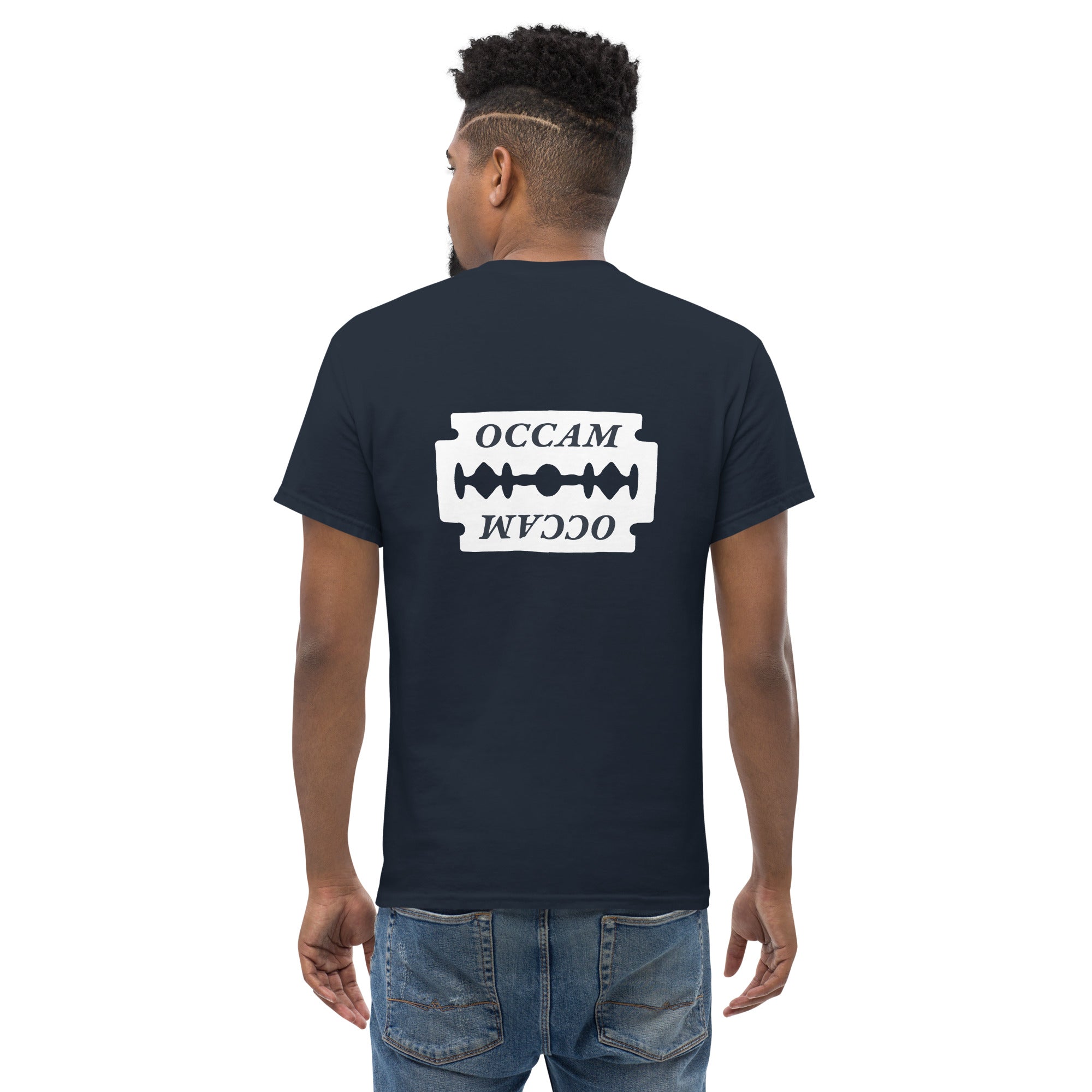 OCCAM's Razor - Back Print - Unisex Classic T-Shirt - The Philosopher's Shirt