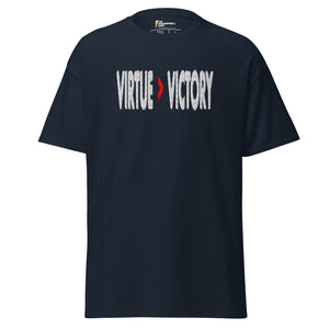 Virtue over Victory - Embroidered - Unisex Classic T-Shirt