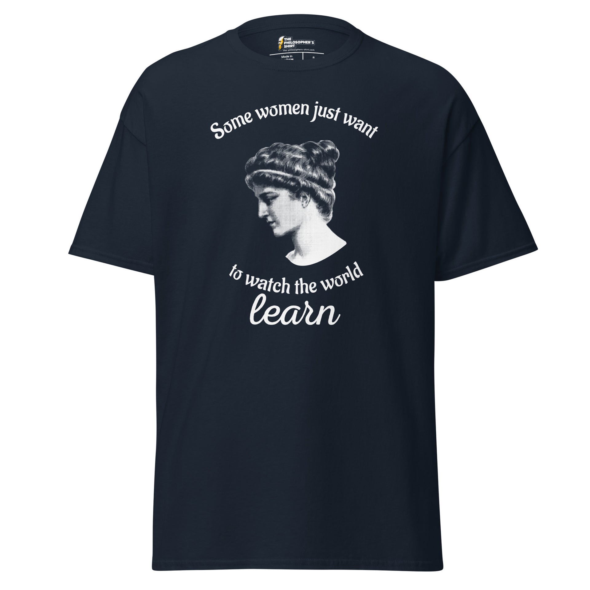 unisex-classic-tee-navy-front- 