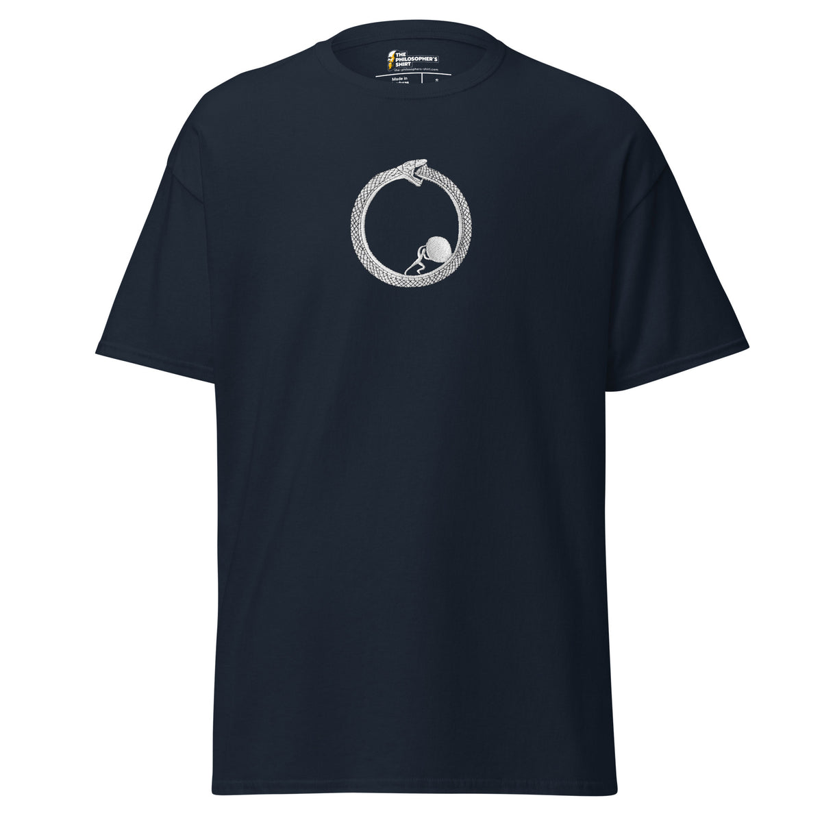 Sisyphus in Ourorboros - Embroidered - Unisex Classic T-Shirt