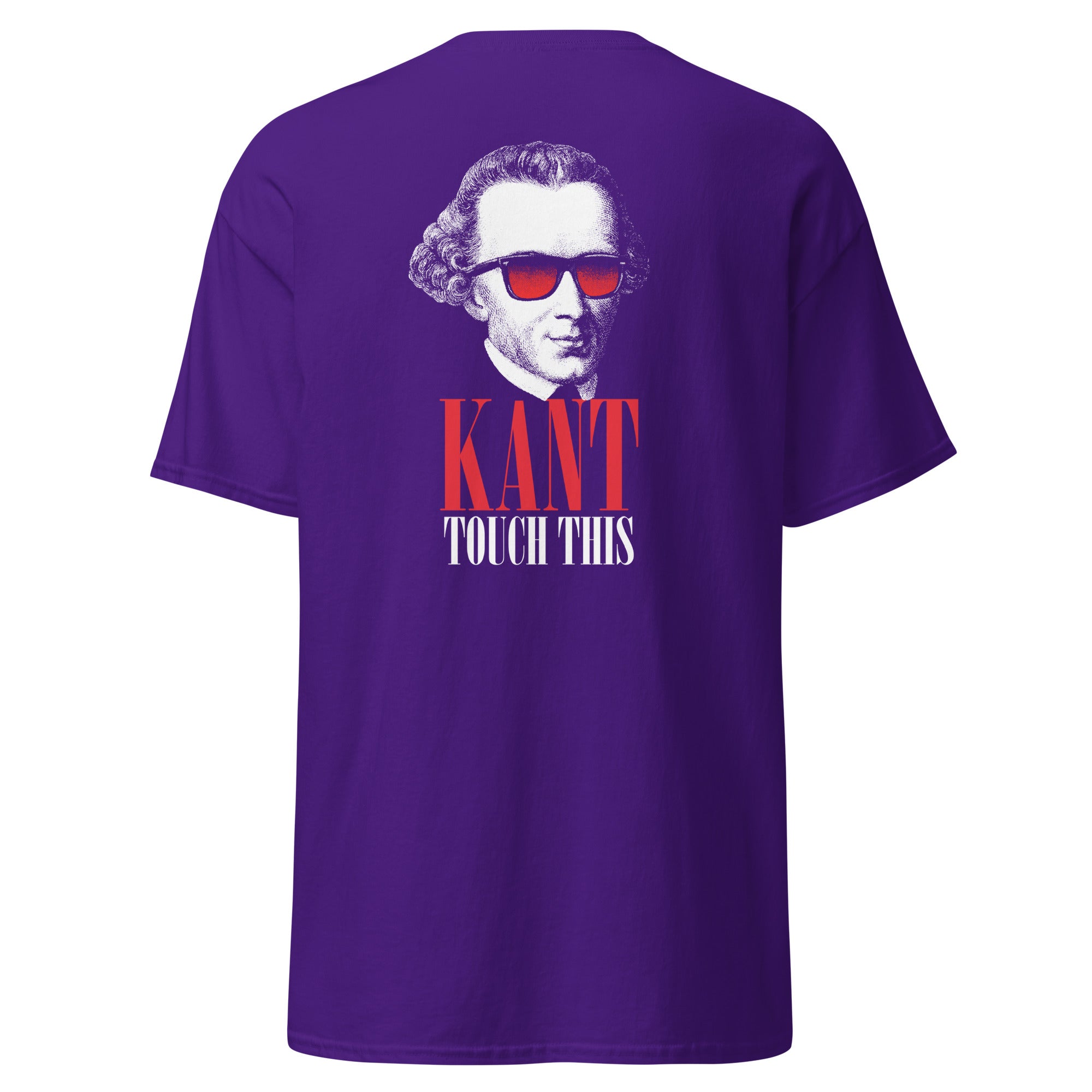 Kant touch this - Back Print - Unisex Classic T-Shirt - The Philosopher's Shirt