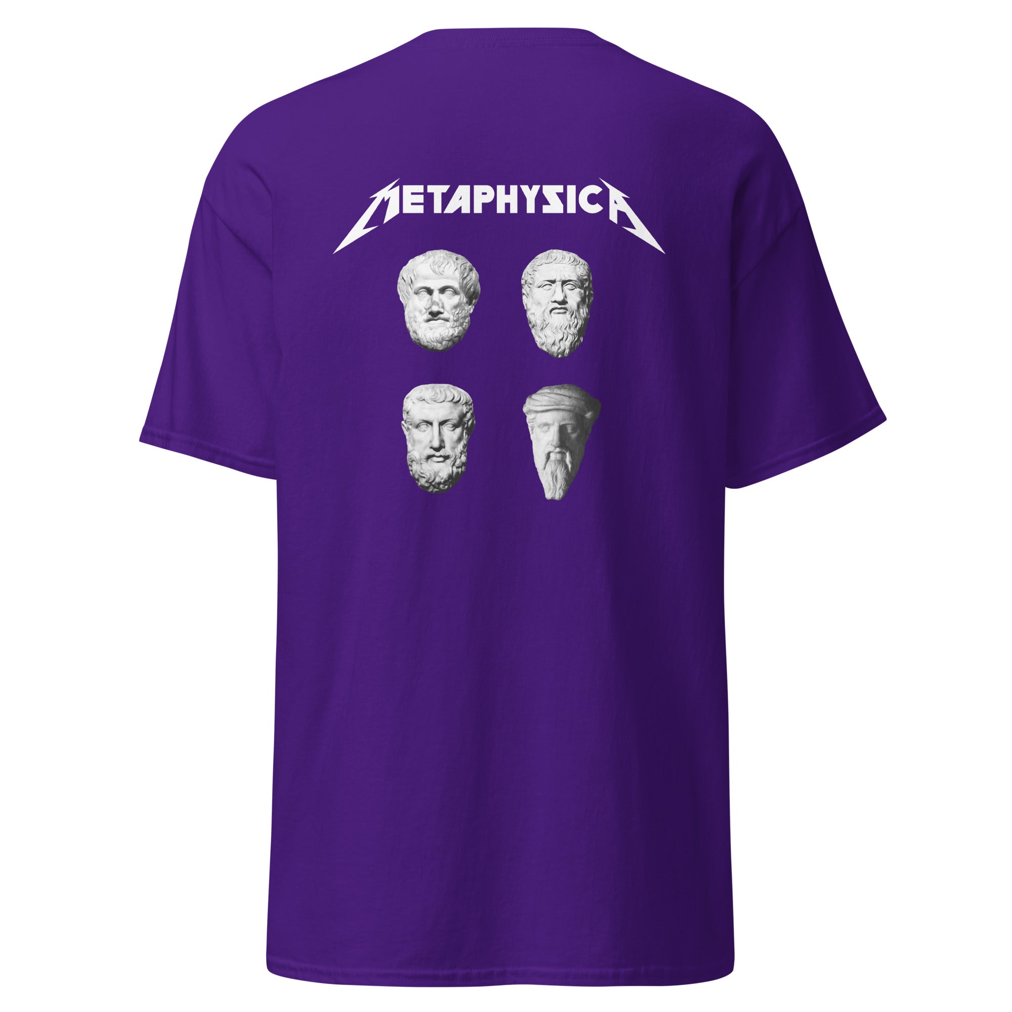 Metaphysica - The Four Wise Men - Back Print - Unisex Classic T-Shirt - The Philosopher's Shirt