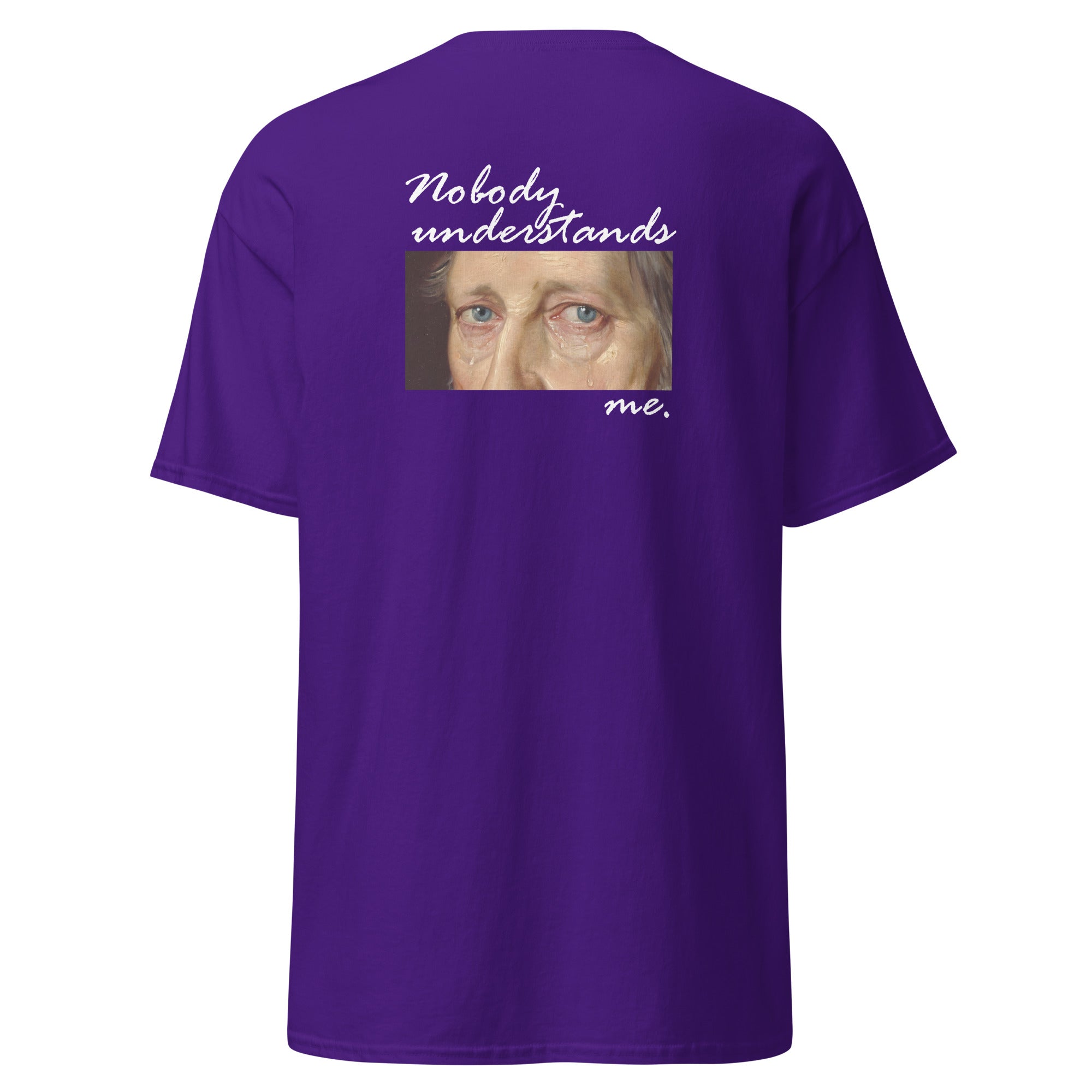 Nobody understands Hegel - Back Print - Unisex Classic T-Shirt - The Philosopher's Shirt
