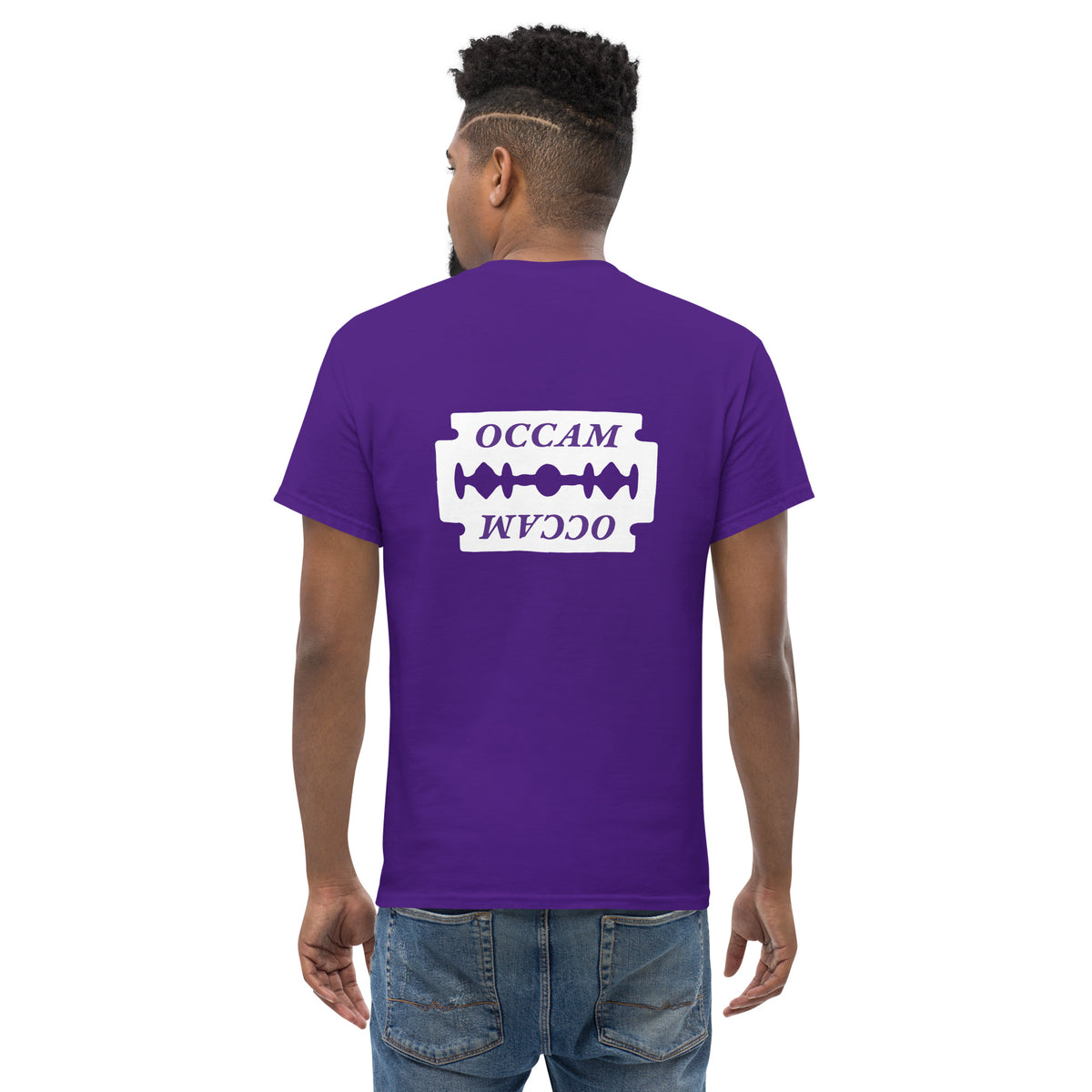 OCCAM's Razor - Back Print - Unisex Classic T-Shirt - The Philosopher's Shirt