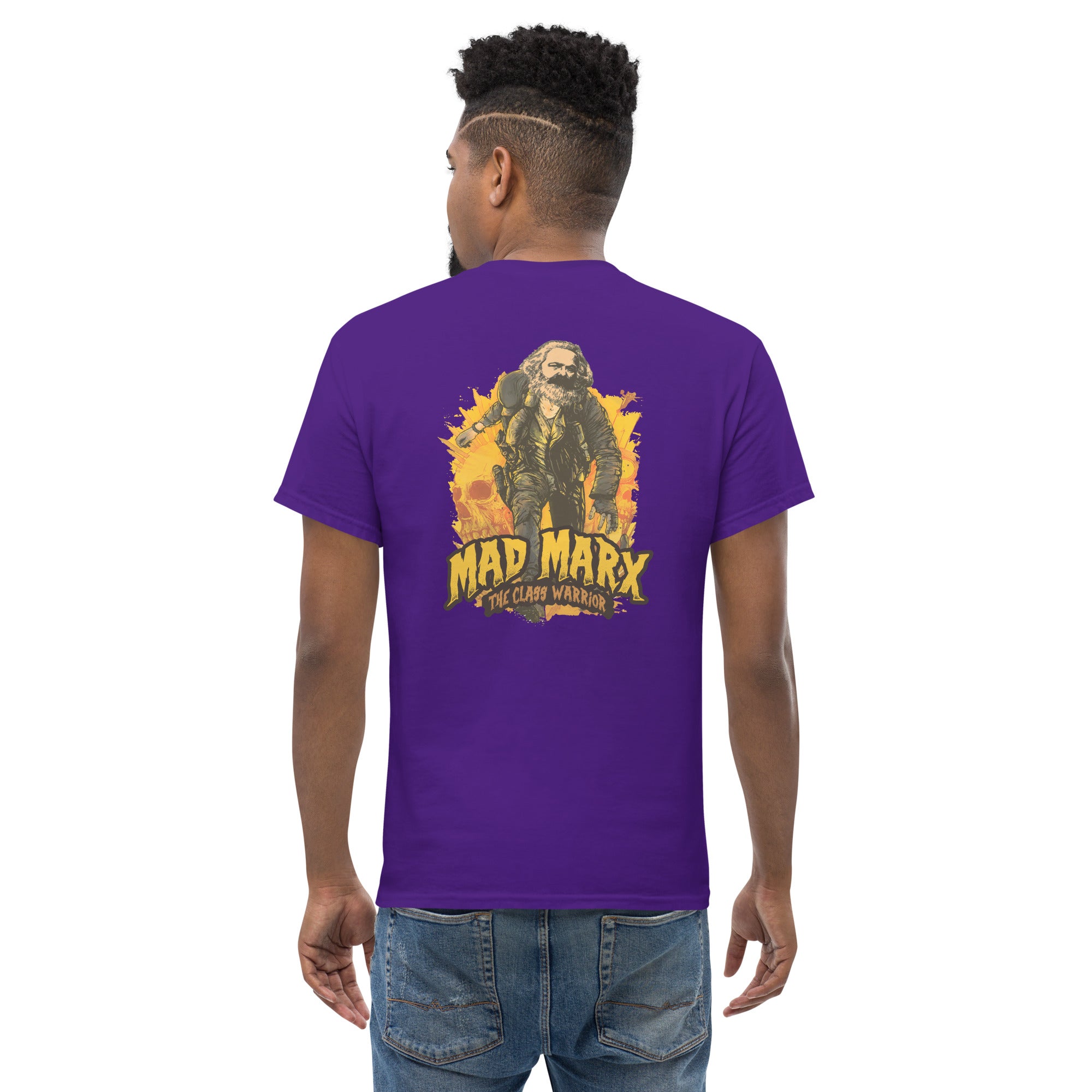 Mad Marx - The Class Warrior - Back Print - Unisex Classic T-Shirt - The Philosopher's Shirt