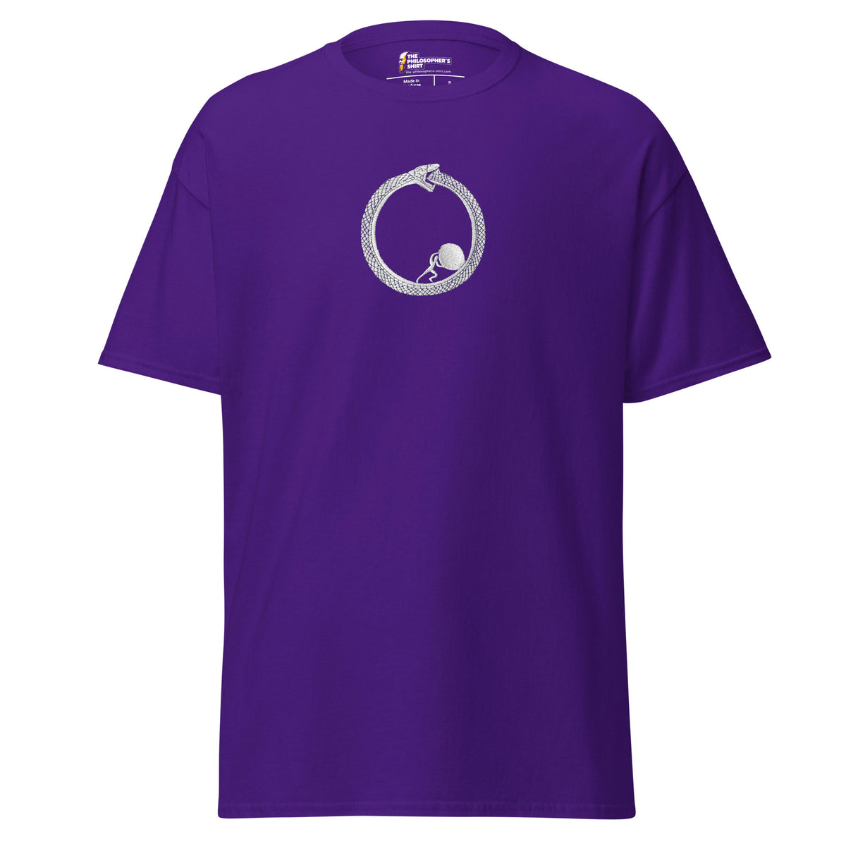 Sisyphus in Ourorboros - Embroidered - Unisex Classic T-Shirt