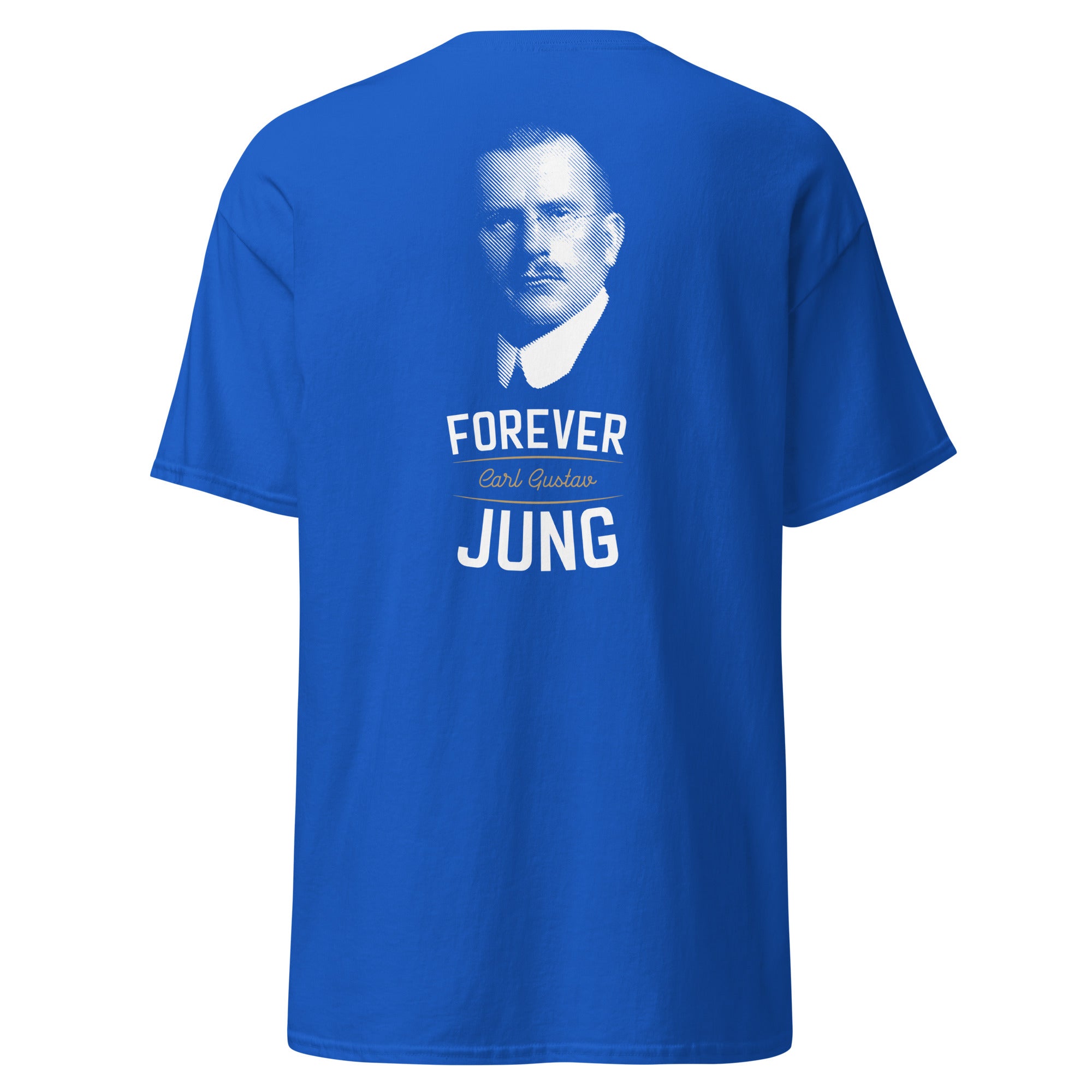 Forever Carl Gustav Jung - Back Print - Unisex Classic T-Shirt - The Philosopher's Shirt