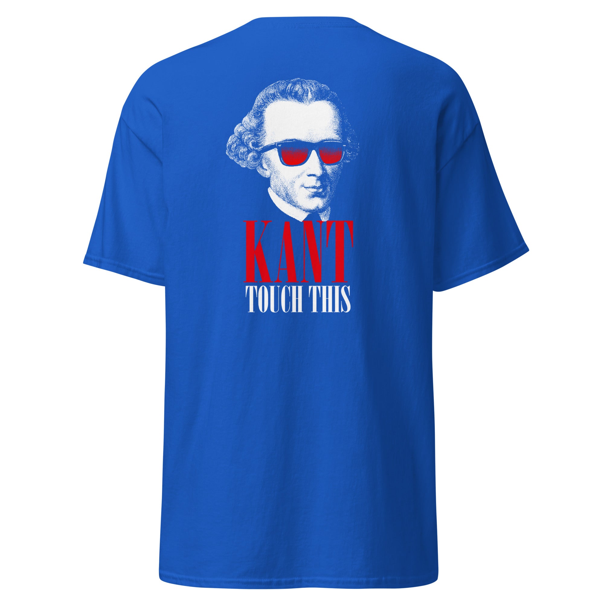 Kant touch this - Back Print - Unisex Classic T-Shirt - The Philosopher's Shirt