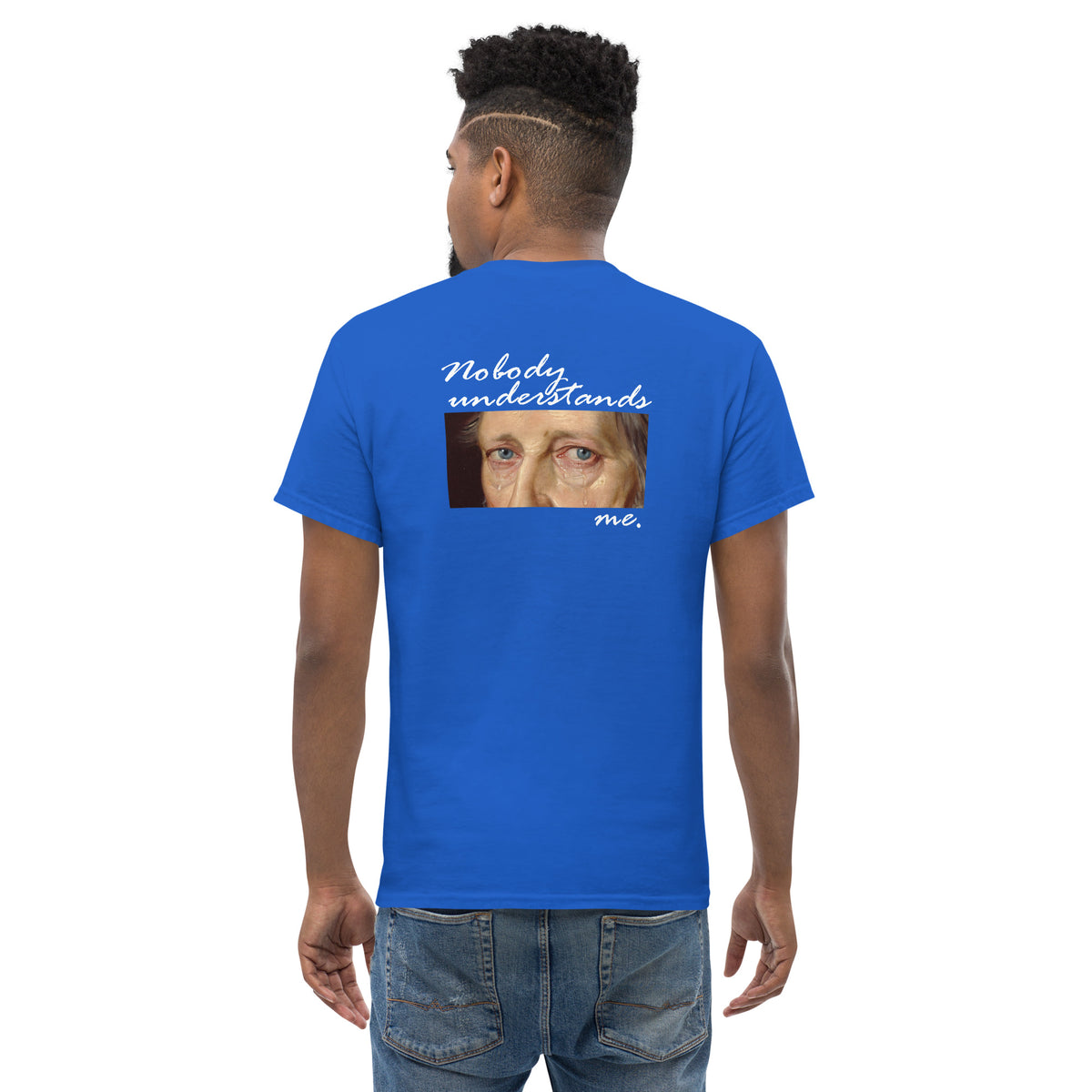 Niemand versteht Hegel – Rückseitiger Aufdruck – Unisex Classic T-Shirt  The Philosopher's Shirt