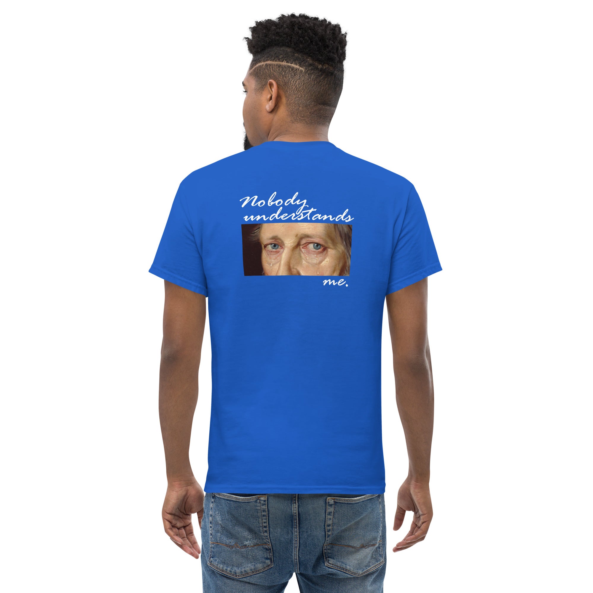 Nobody understands Hegel - Back Print - Unisex Classic T-Shirt - The Philosopher's Shirt