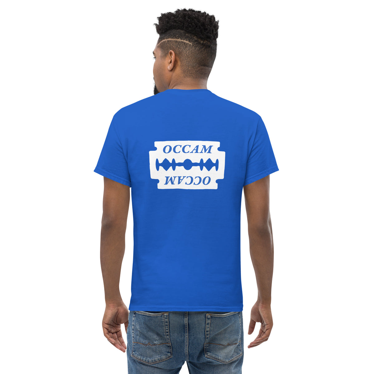 OCCAM's Razor - Back Print - Unisex Classic T-Shirt - The Philosopher's Shirt
