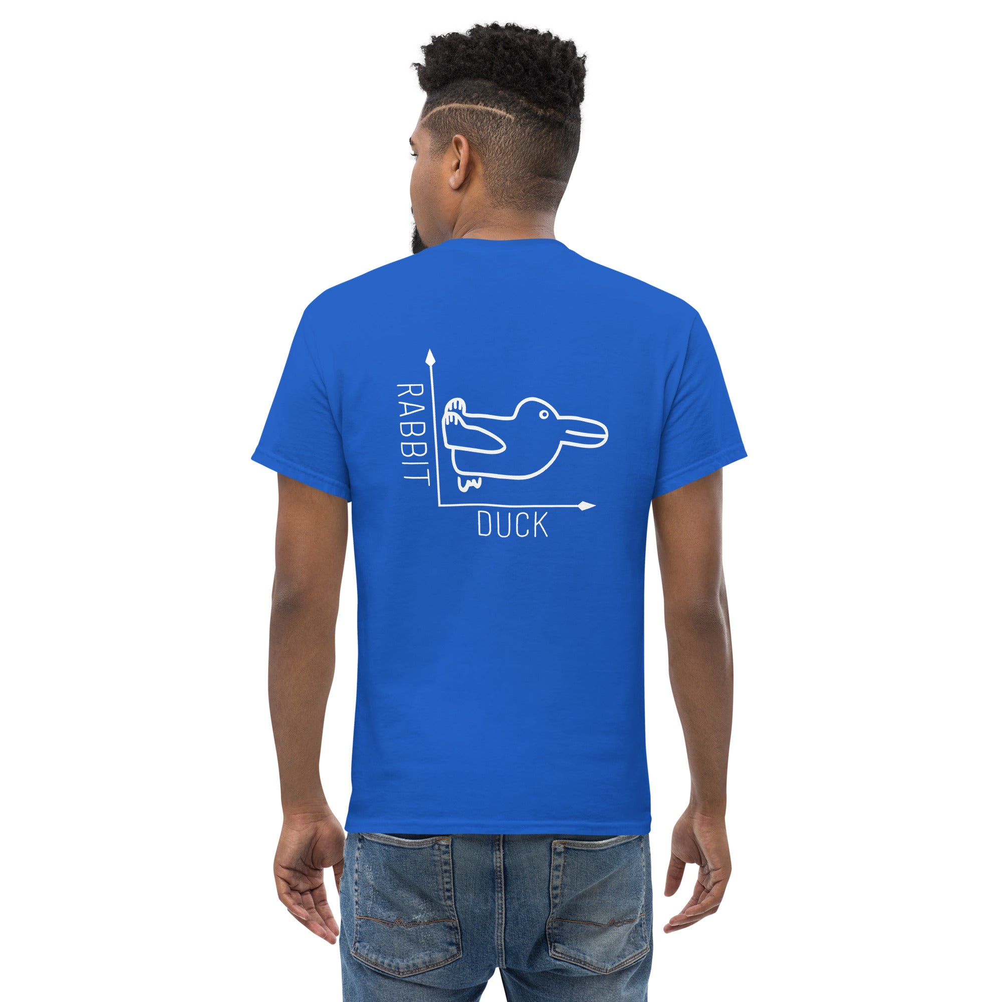 Ilusión óptica del conejo y el pato - Estampado en la espalda - Unisex Classic T-Shirt  The Philosopher's Shirt
