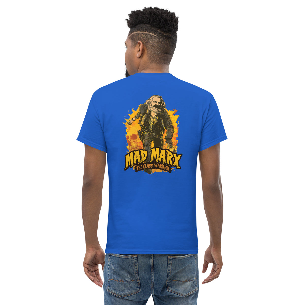 Mad Marx - The Class Warrior - Back Print - Unisex Classic T-Shirt - The Philosopher's Shirt