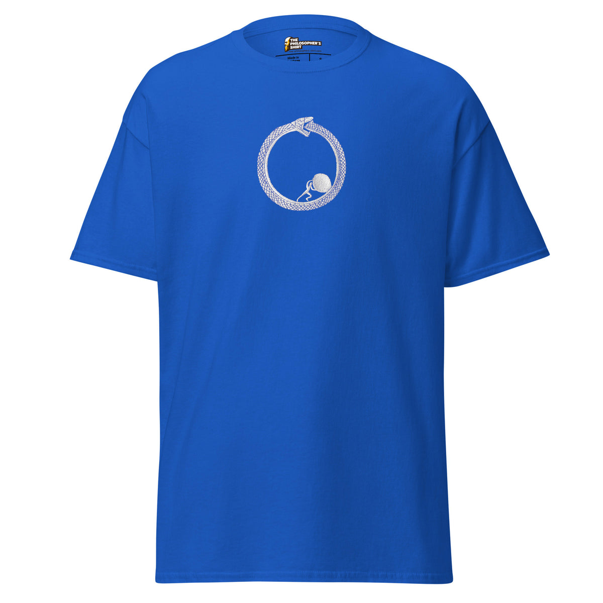 Sisyphus in Ourorboros - Embroidered - Unisex Classic T-Shirt