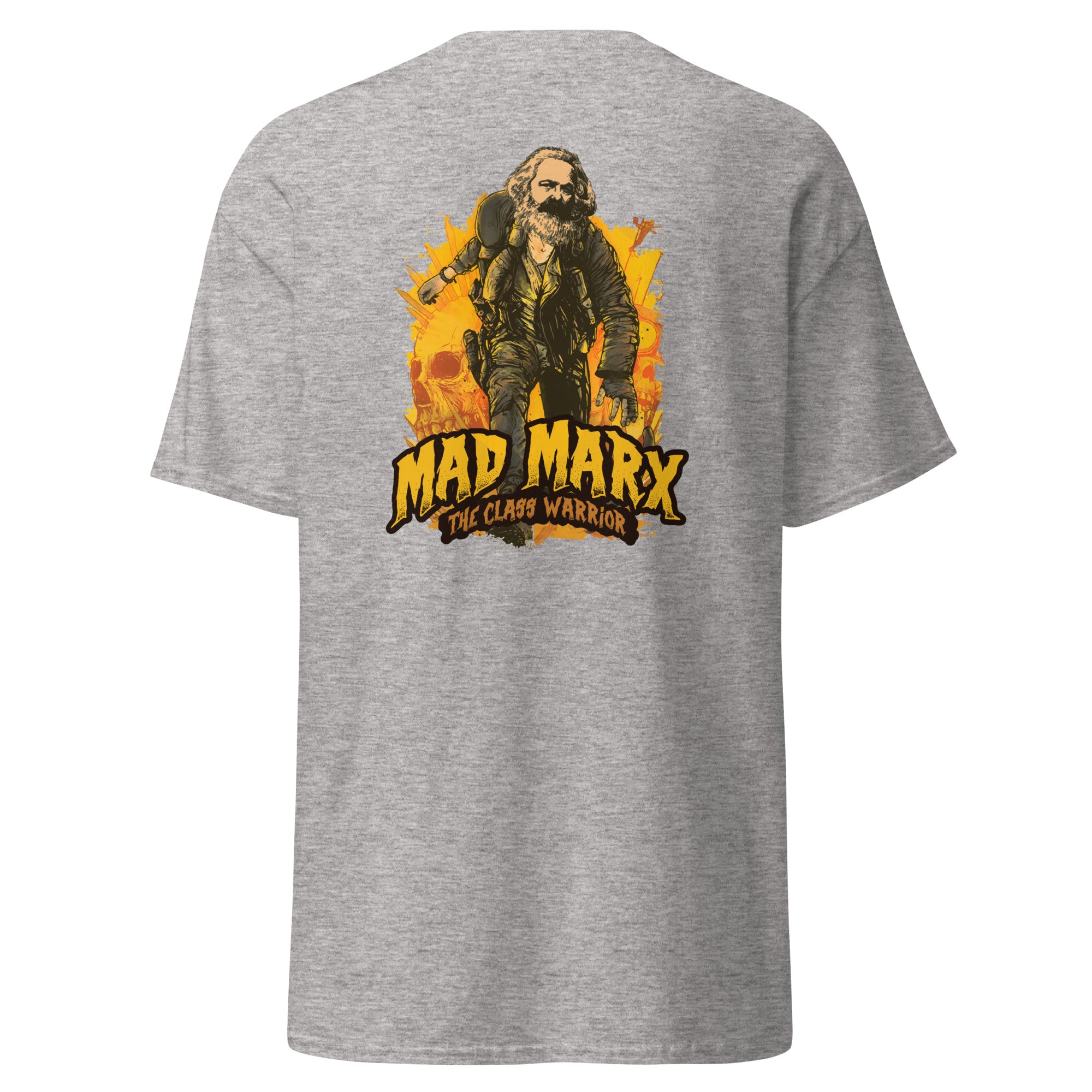 Mad Marx - The Class Warrior - Back Print - Unisex Classic T-Shirt - The Philosopher's Shirt