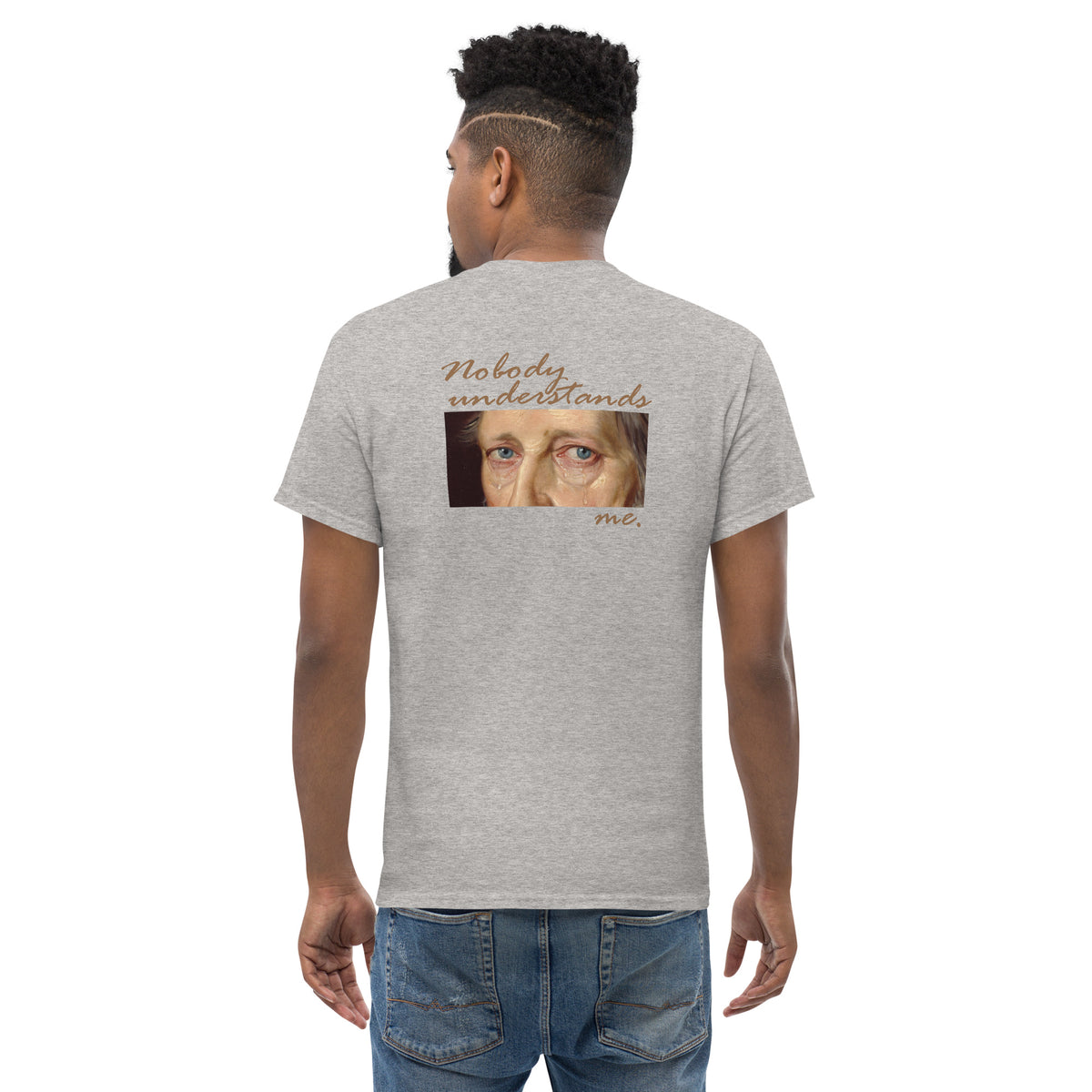 Niemand versteht Hegel – Rückseitiger Aufdruck – Unisex Classic T-Shirt  The Philosopher's Shirt