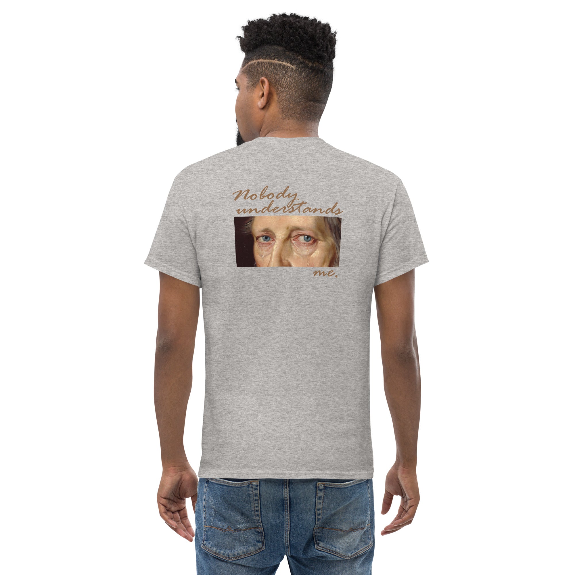 Nobody understands Hegel - Back Print - Unisex Classic T-Shirt - The Philosopher's Shirt