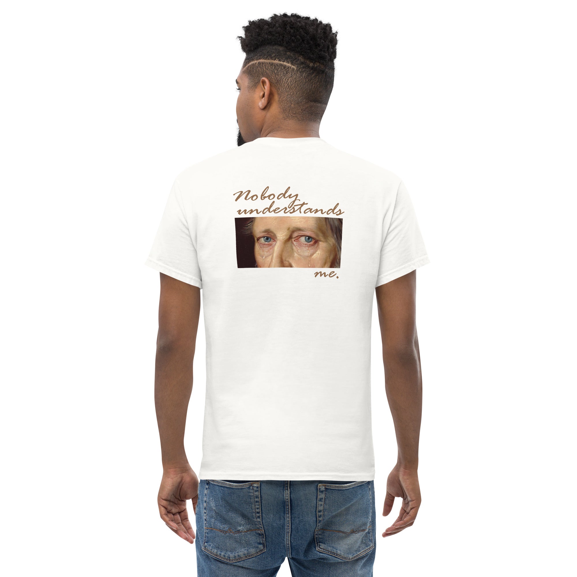 Nobody understands Hegel - Back Print - Unisex Classic T-Shirt - The Philosopher's Shirt