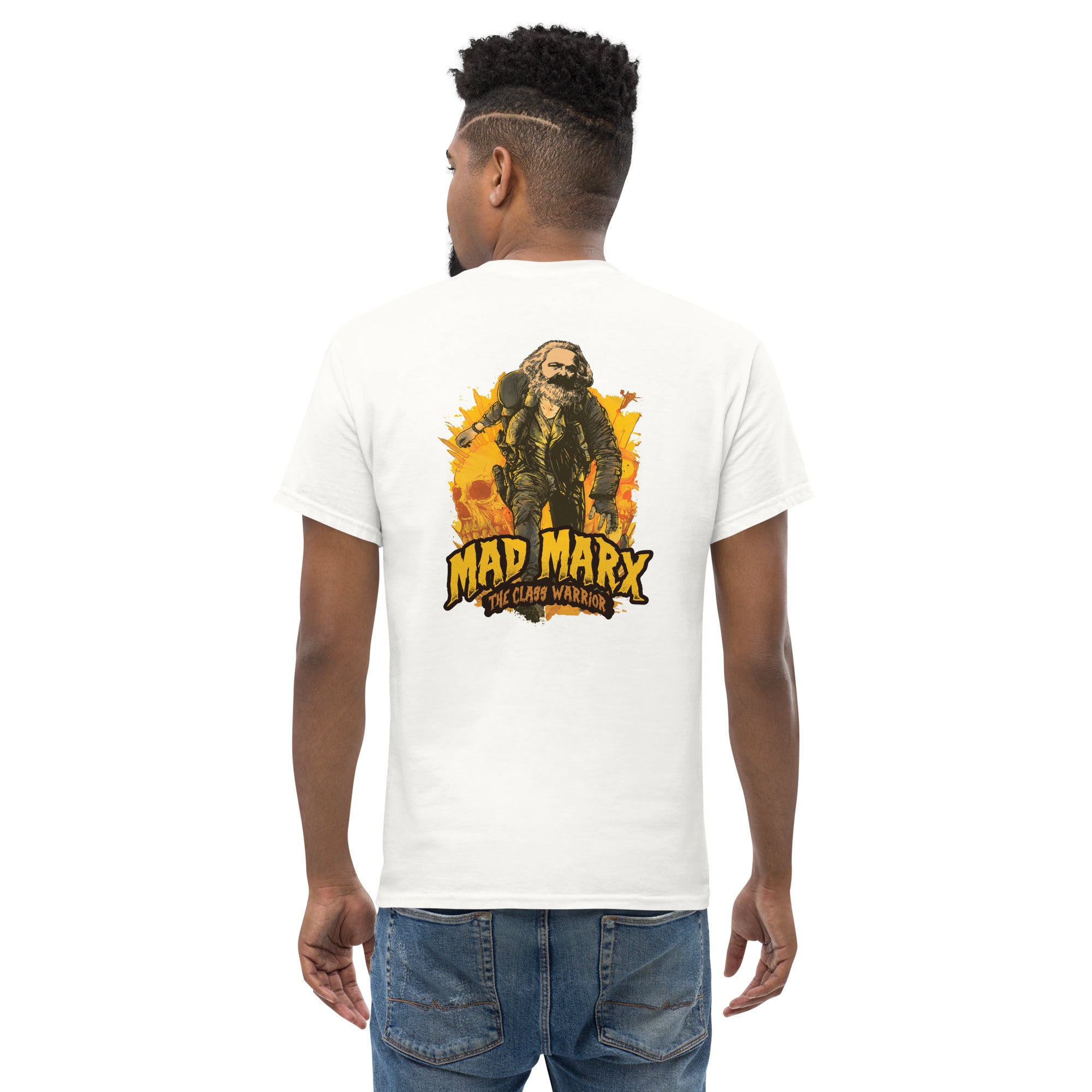 Mad Marx - The Class Warrior - Back Print - Unisex Classic T-Shirt - The Philosopher's Shirt