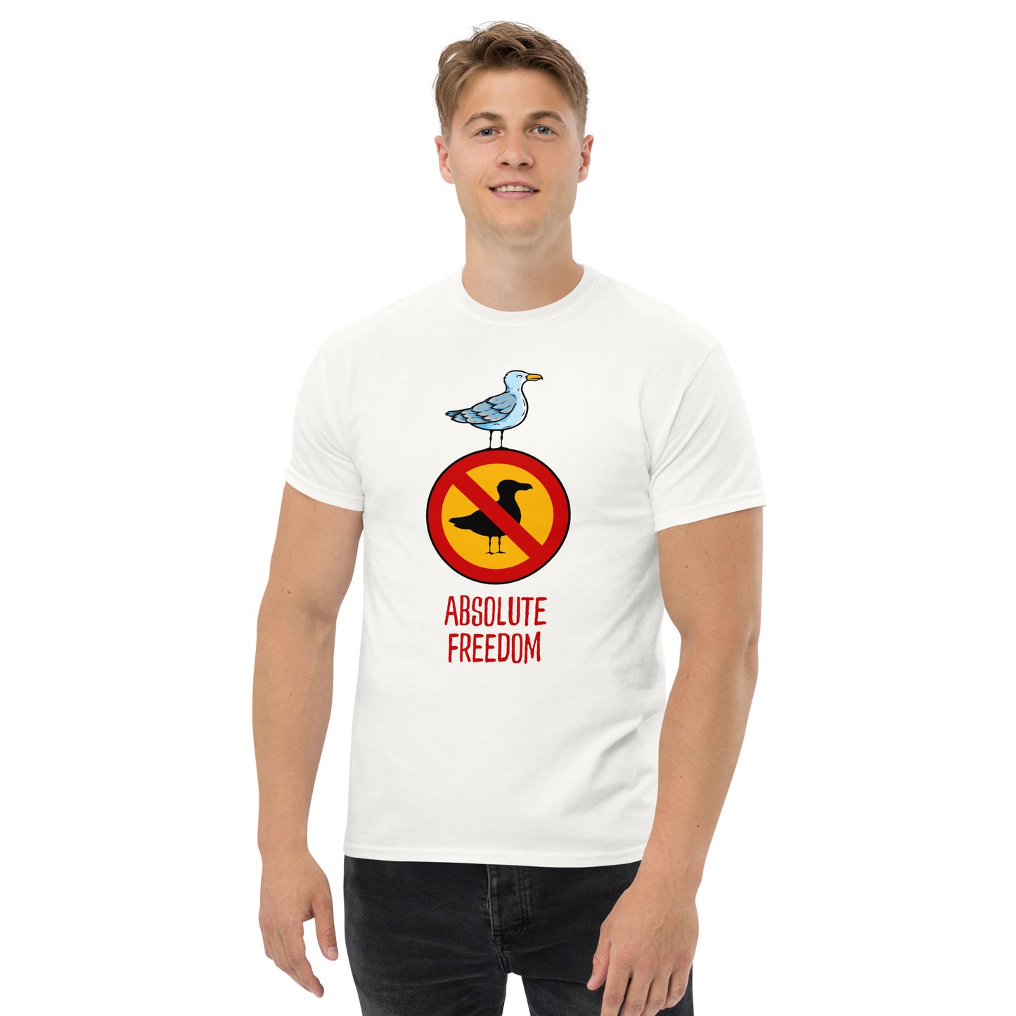 Sartre - Absolute Freedom Seagull - Plus-Sized T-Shirt