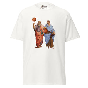 Aristotle and Plato with Basketballs - Unisex Classic T-Shirt