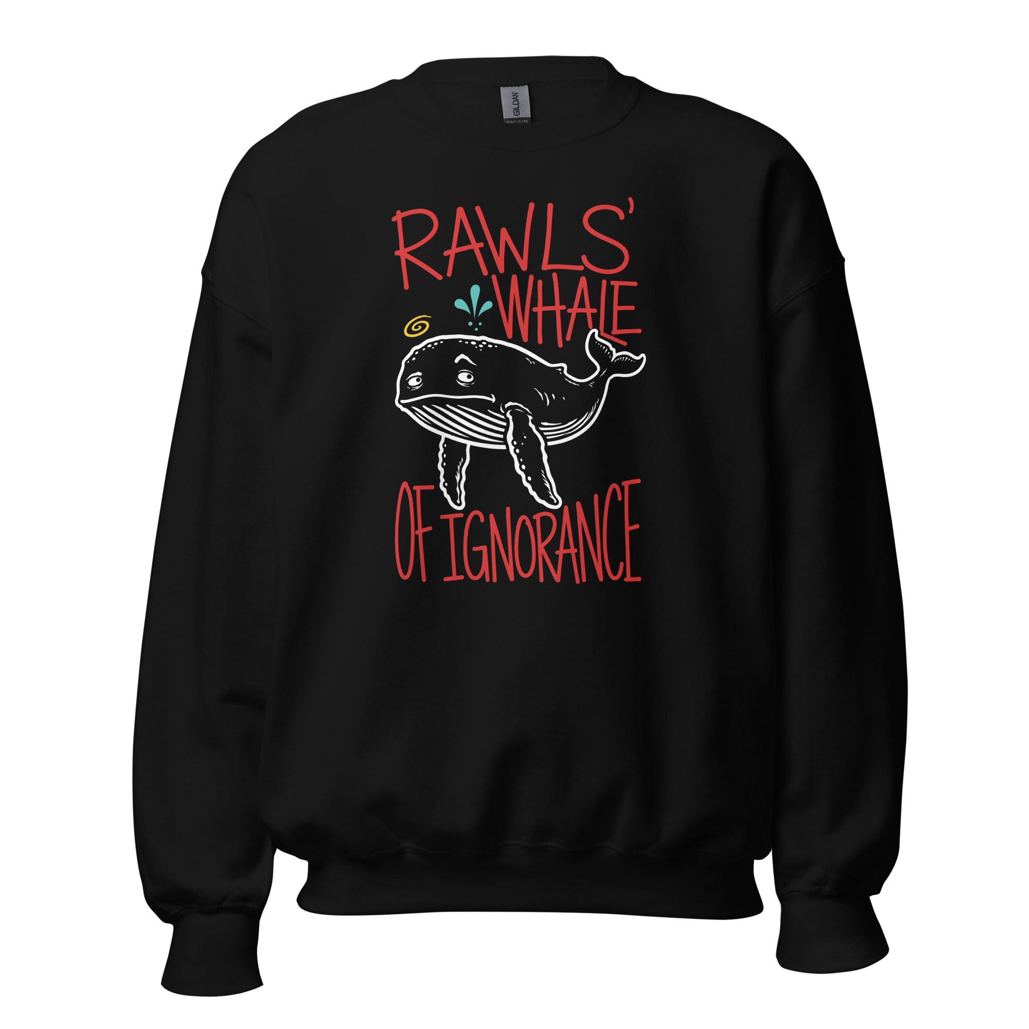 Rawls' Whale of Ignorance - Sweatshirt - The Philosopher's Shirt