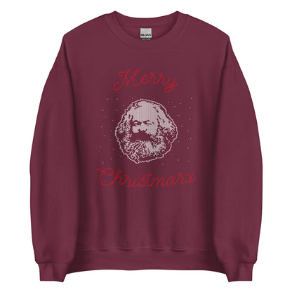 Merry Christmarx - Ugly Christmas Sweater Design - Sweatshirt