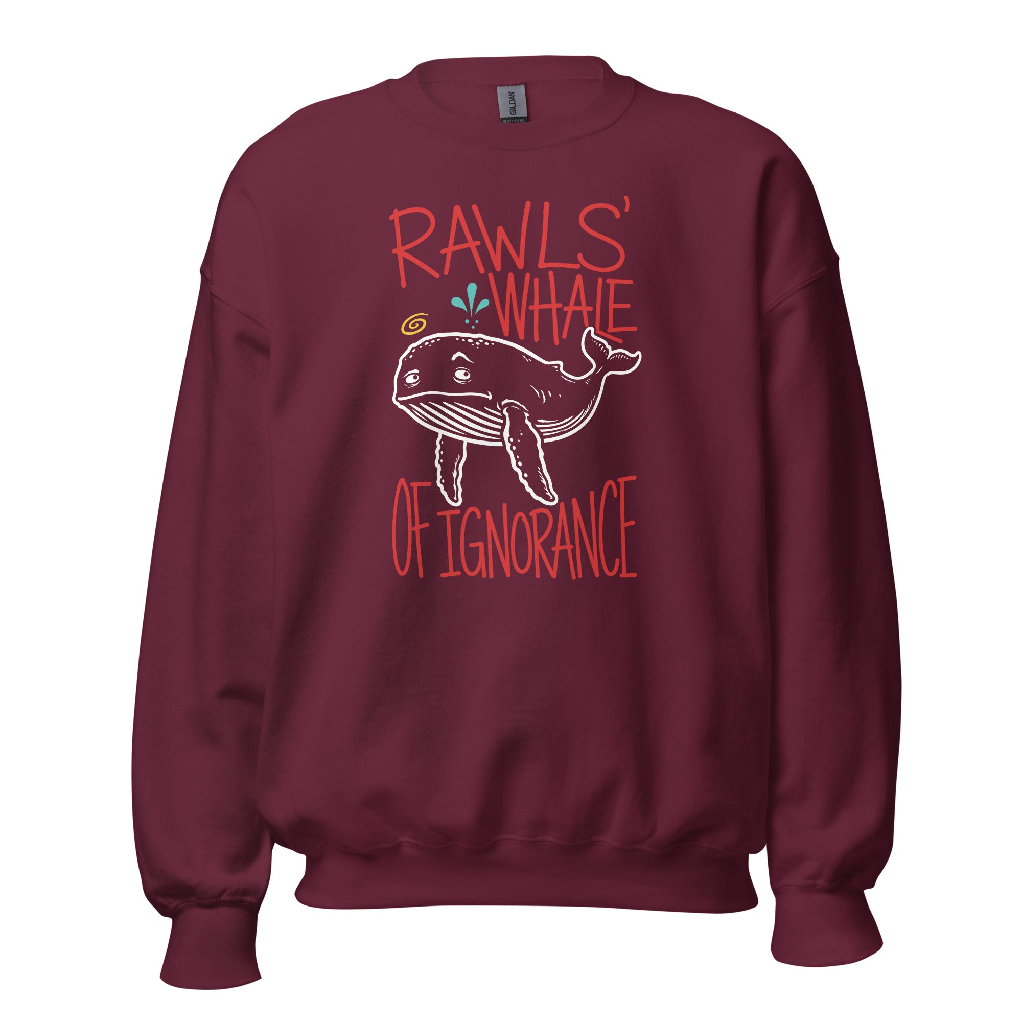 Rawls' Whale of Ignorance - Sweatshirt - The Philosopher's Shirt