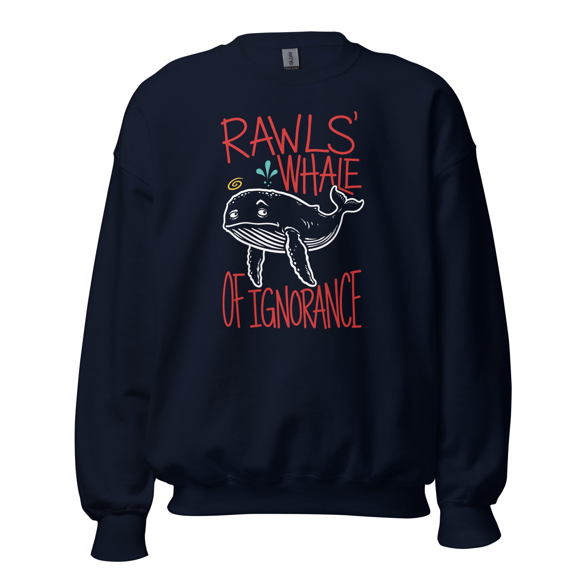 Rawls' Whale of Ignorance - Sweatshirt - The Philosopher's Shirt