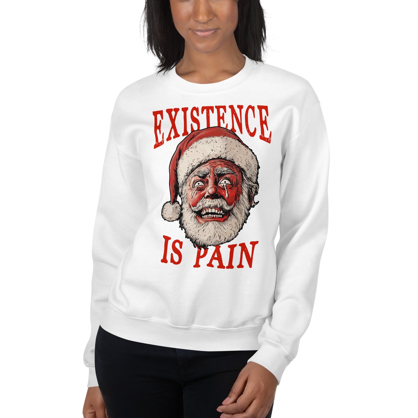 Anonymous Santa - Existence is Pain - Sweatshirt