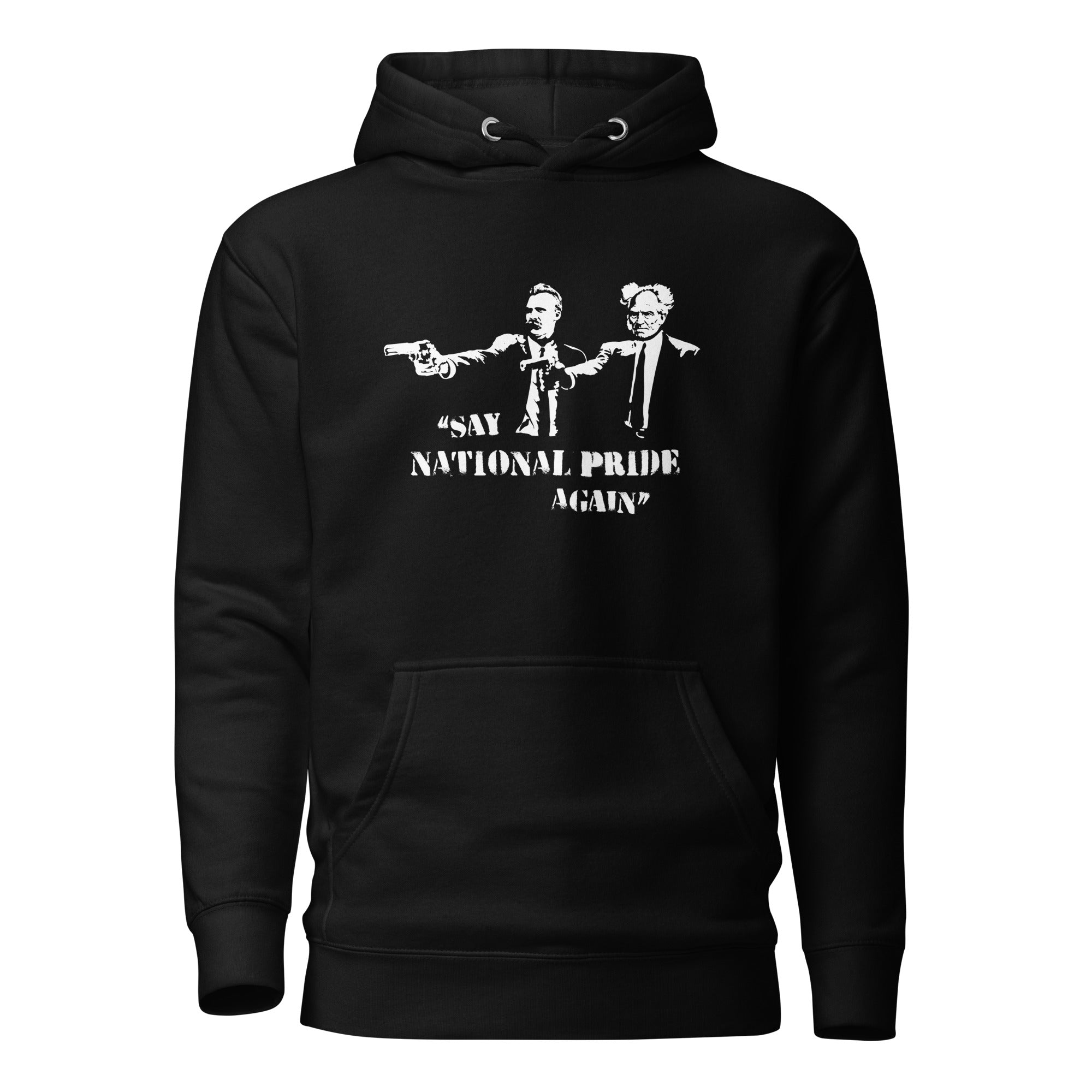 Philo Fiction: Nietzsche & Schopenhauer - Premium Hoodie - The Philosopher's Shirt