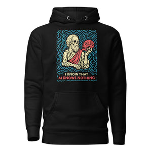I know that AI knows nothing - Premium Hoodie
