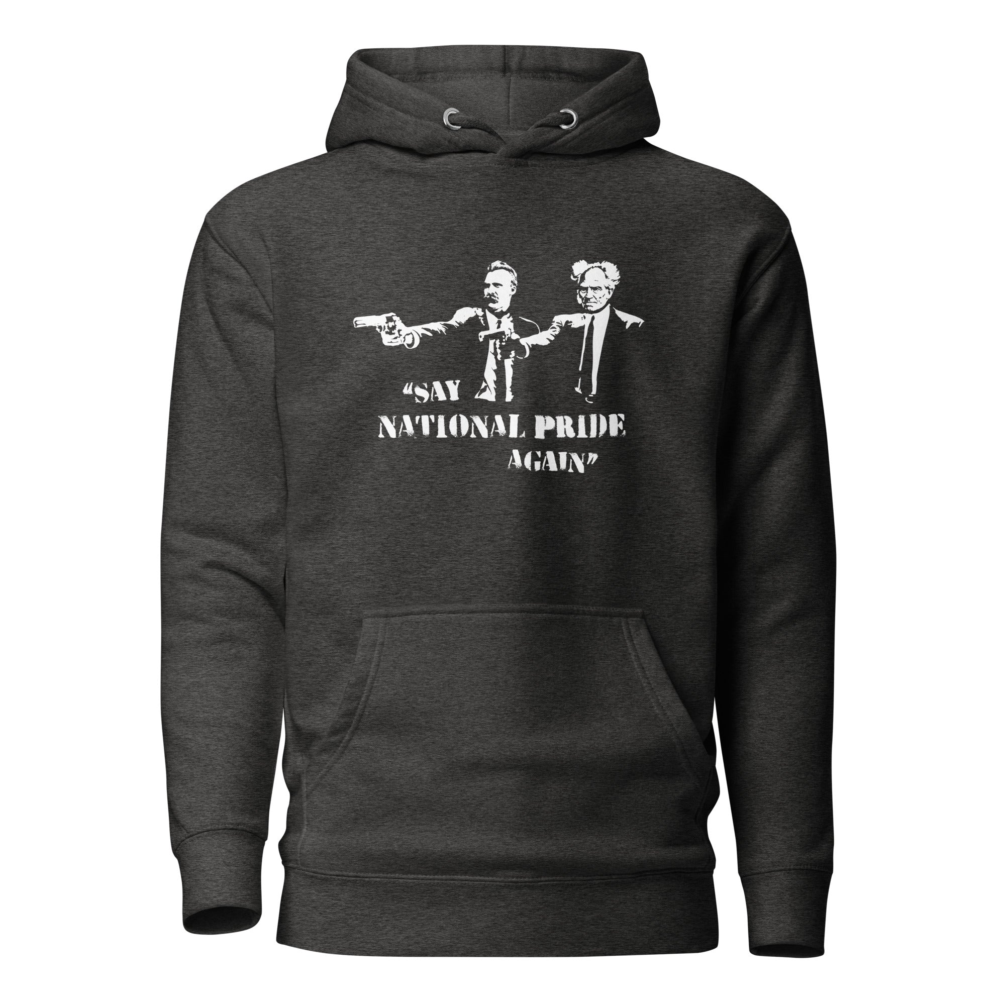 Philo Fiction: Nietzsche & Schopenhauer - Premium Hoodie - The Philosopher's Shirt
