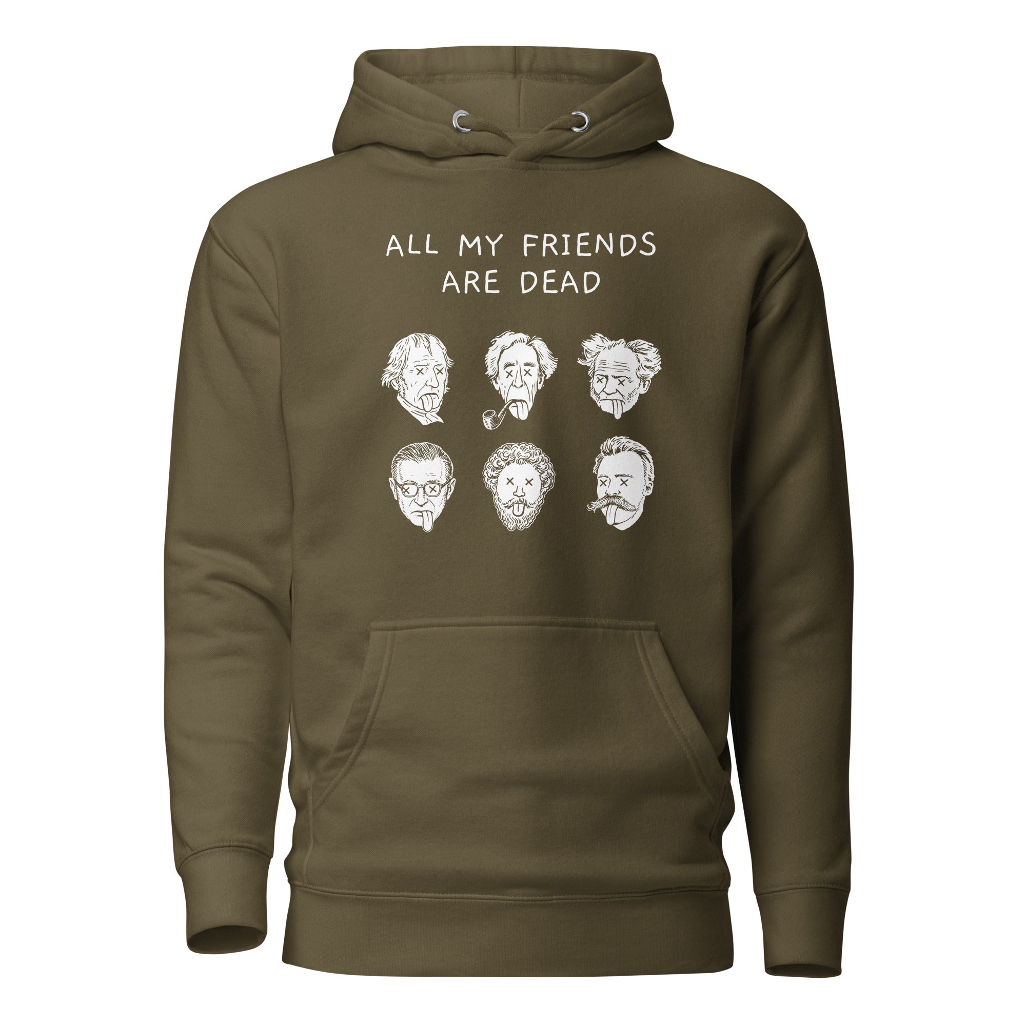 All my friends are dead - Premium Hoodie - The Philosopher's Shirt