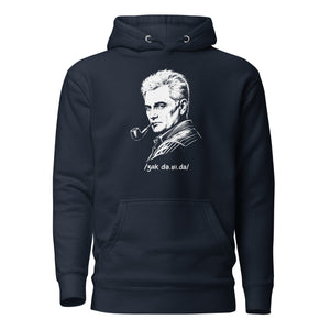 Jacques Derrida Portrait - Premium Hoodie