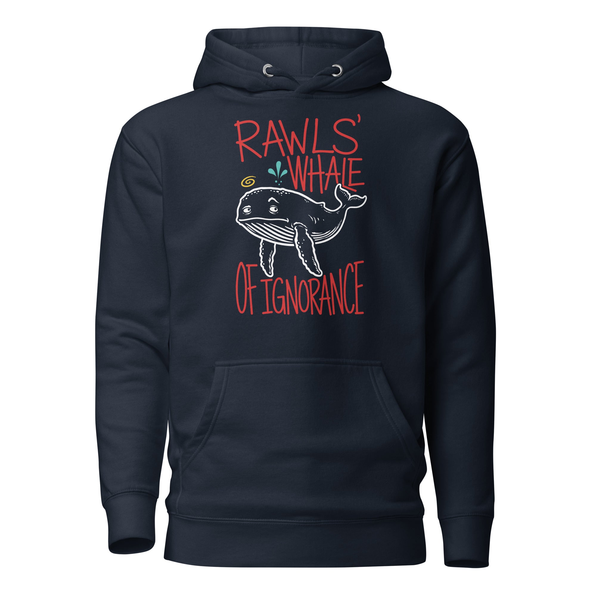 Rawls' Whale of Ignorance - Premium Hoodie - The Philosopher's Shirt