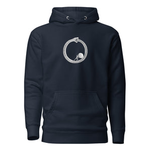 Sisyphus in Ouroboros - Embroidered - Premium Hoodie