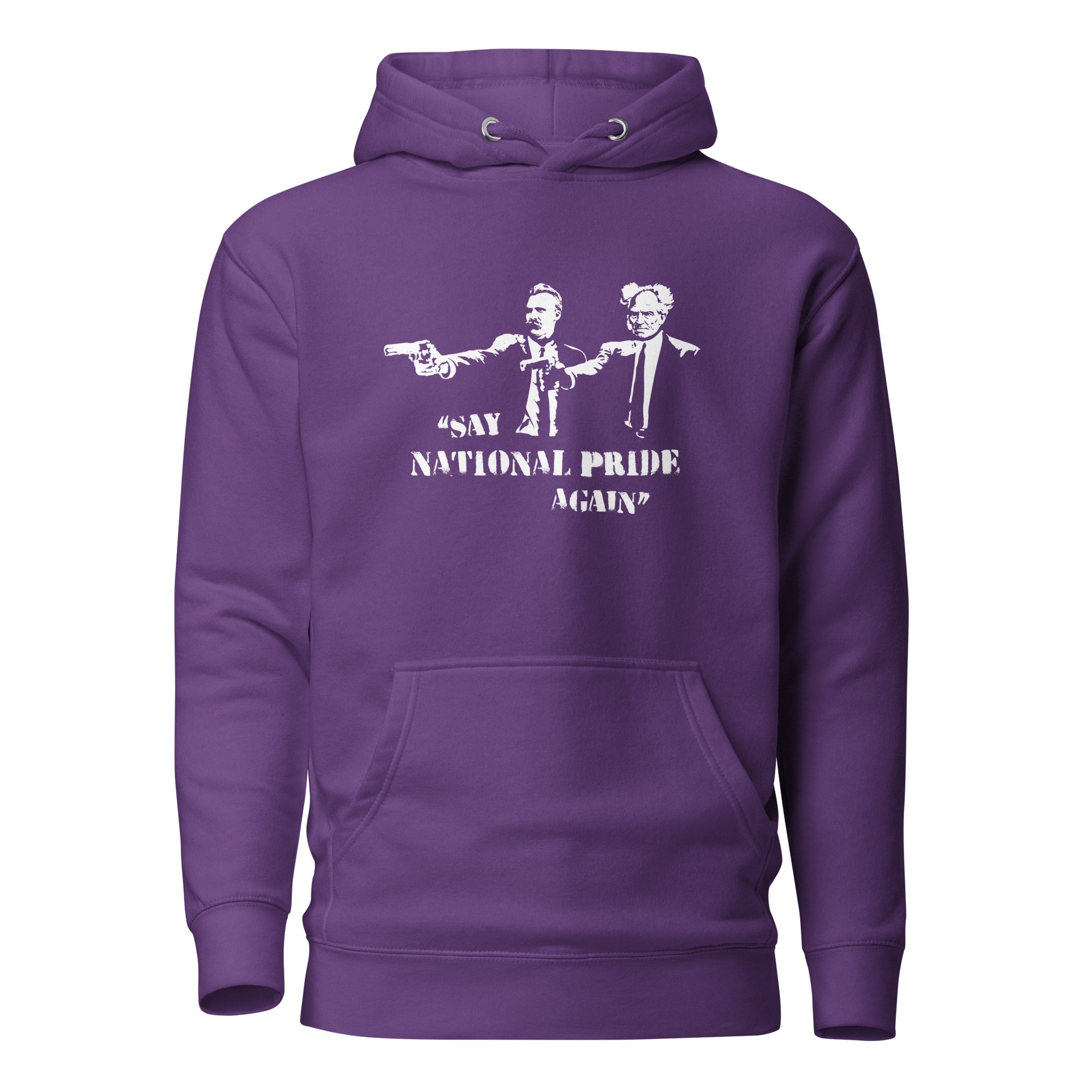 Philo Fiction: Nietzsche & Schopenhauer - Premium Hoodie - The Philosopher's Shirt